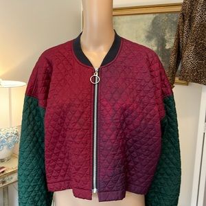 Frederick’s of Hollywood Vintage Quilted Womens Jacket Made in USA Large